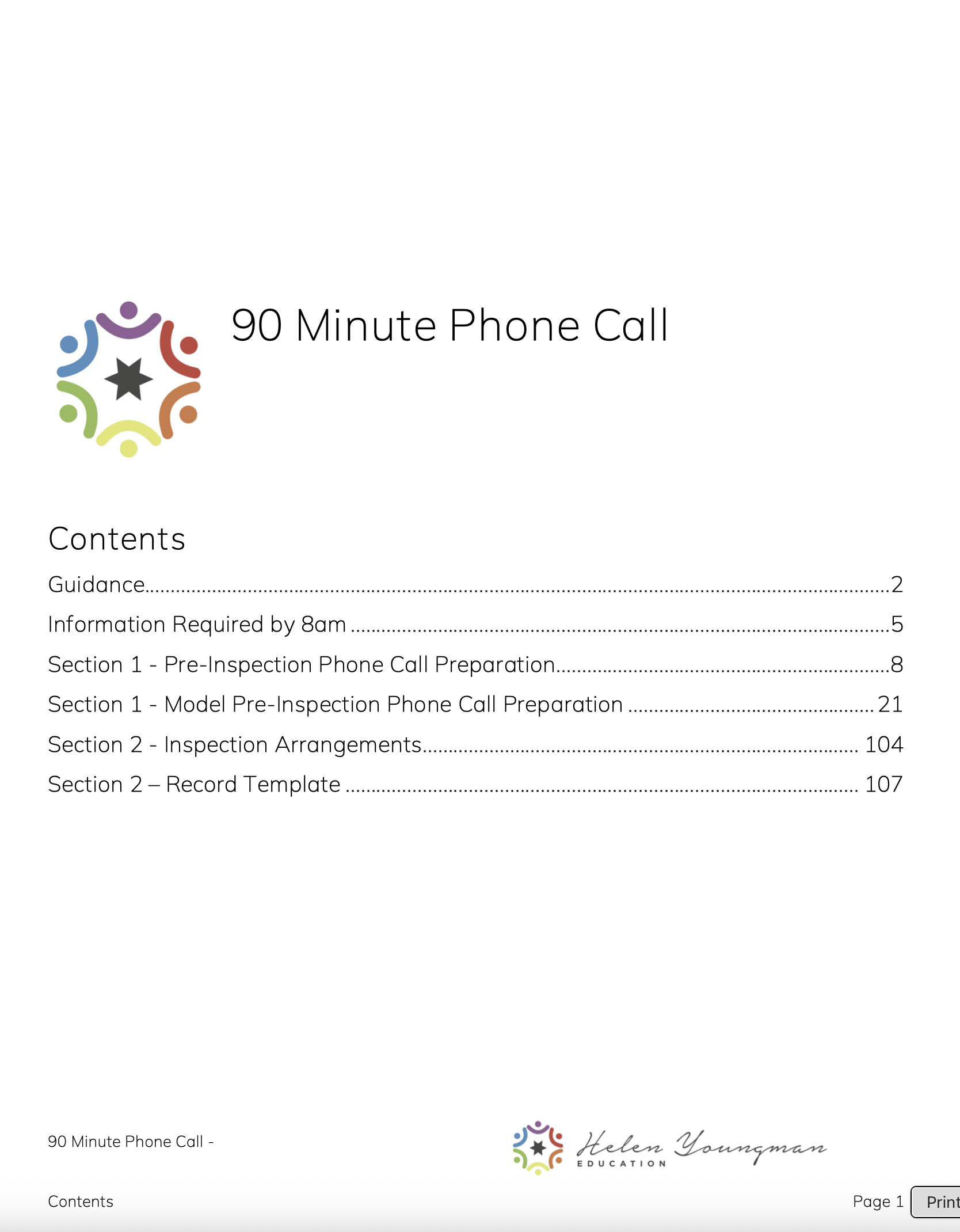 Ofsted Resource Pack - 90-Minute Phone Call - Primary - Image 3